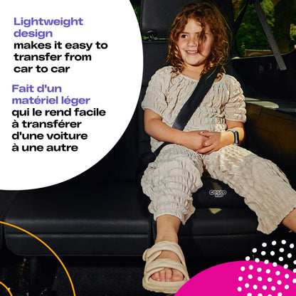 Cosco Kids Topside Lightweight Backless Belt-Positioning Booster Car Seat, Washable Cover, Tie Dye 🍁 All In One Marketplace Canada