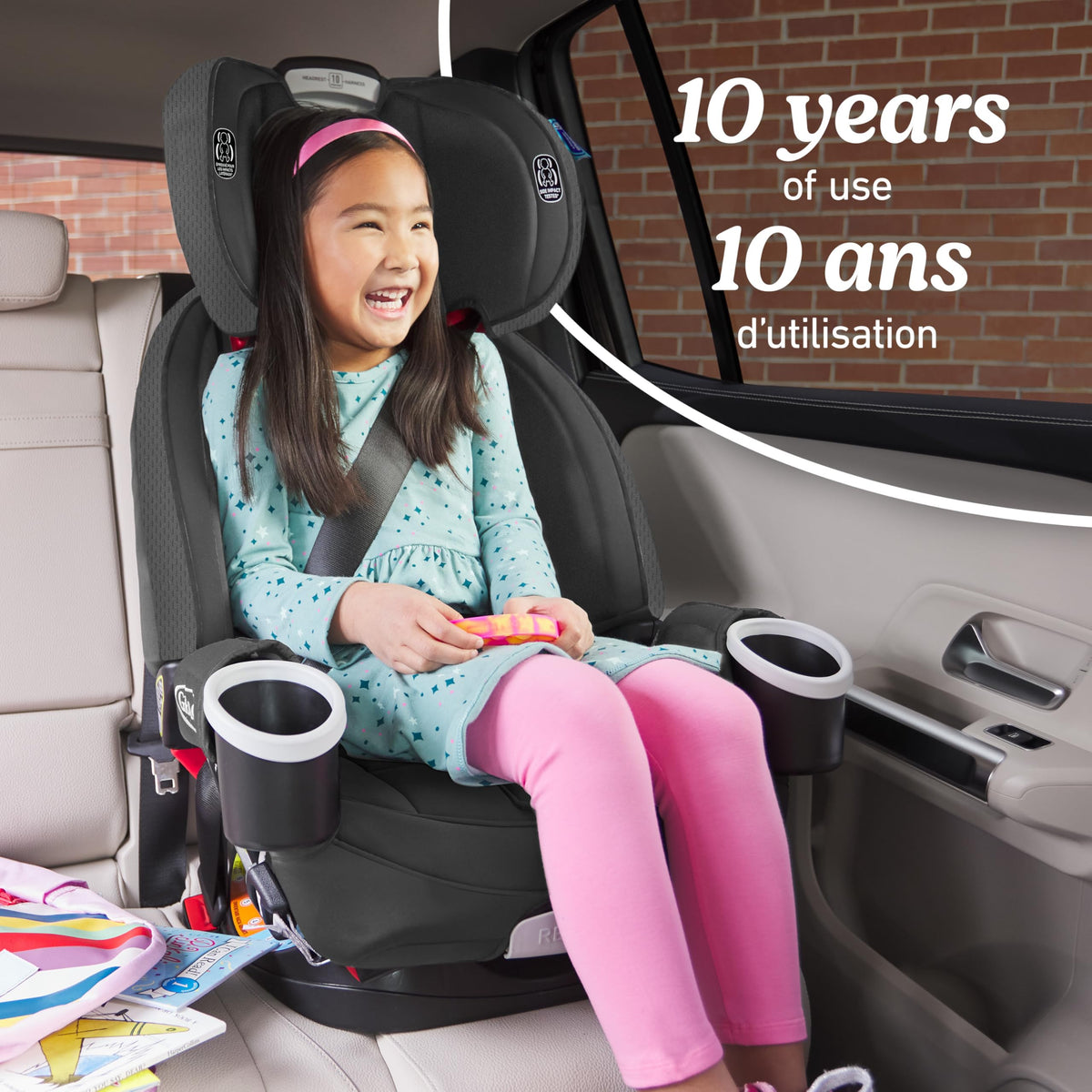 Graco 4Ever All-in-One Convertible Car Seat, 4-in-1 Baby to Big Kid Car Seat from 1.8-54 kg (4-120 lb), ProtectPlus Engineered, Drew 🍁 All In One Marketplace Canada