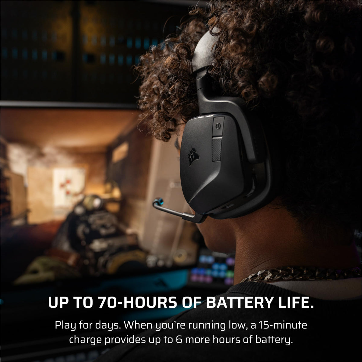 CORSAIR Void v2 Wireless Gaming Headset with Bluetooth for PC, PS5, PS4, Switch, Mobile – Dolby Atmos, 70 Hr Battery, Dual Wireless, Lightweight, Fast Charging – Carbon 🍁 All In One Marketplace Canada