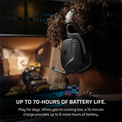 CORSAIR Void v2 Wireless Gaming Headset with Bluetooth for PC, PS5, PS4, Switch, Mobile – Dolby Atmos, 70 Hr Battery, Dual Wireless, Lightweight, Fast Charging – Carbon 🍁 All In One Marketplace Canada