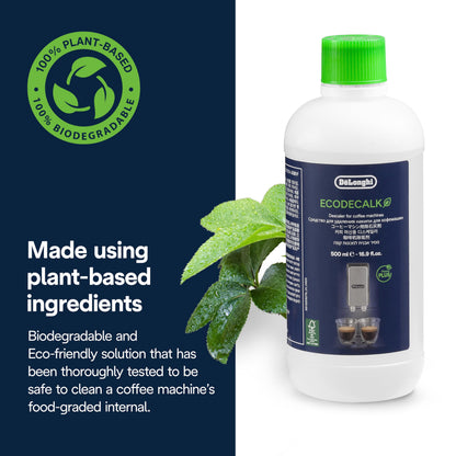 De'Longhi EcoDecalk Descaler, Eco-Friendly Universal Descaling Solution for Coffee & Espresso Machines, 16.90 oz (5 uses) 🍁 All In One Marketplace Canada