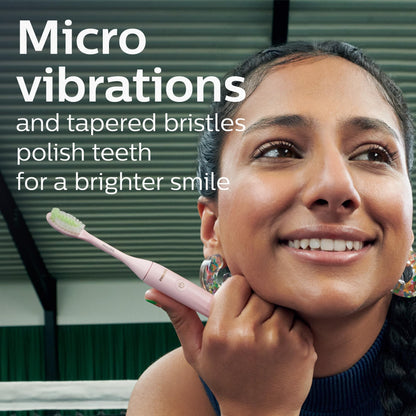 Philips One by Sonicare Battery Toothbrush Holiday Pack with 3 Brush Heads, Manhattan Edition