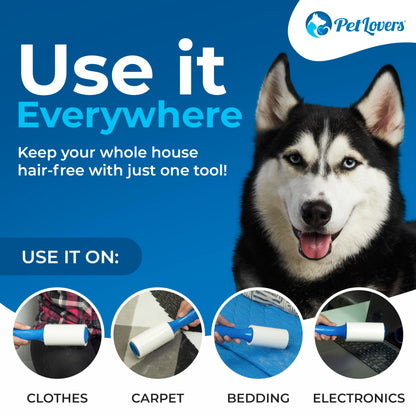 PetLovers Extra Sticky Lint Roller Ultimate Value Set 800 Sheets for Pet Hair Removal, Dog and Cat Lint Remover 8 Pack 🍁 All In One Marketplace Canada