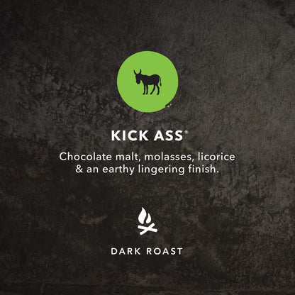 Kicking Horse Coffee - Kick Ass Blend, Ground 100% Arabica Coffee | Dark Roast | All Organic & Fairtrade | 708 g 🍁 All In One Marketplace Canada
