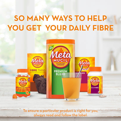 Metamucil, 3 in 1 Psyllium Husk Fibre Powder Supplement for Digestive Health, #1 Doctor Recommended Fibre Brand, Orange Flavored, Real Sugar, Smooth Powder, 114 Servings, 1.36kg 🍁 All In One Marketplace Canada