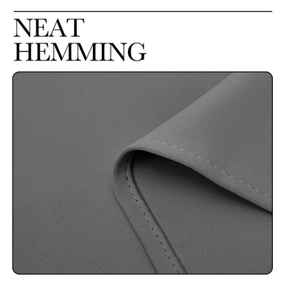 NICETOWN Blackout Curtains 2 Panels for Bedroom- Thermal Insulated Grommet Blackout Curtains 63 Inches Long for Living Room/Kitchen Rideaux occultants (2 Panels, W42 x L63 -Inch,Grey) 🍁 All In One Marketplace Canada