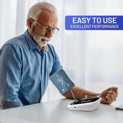 REDIVN Blood Pressure Monitor Automatic Upper Arm Machine & Accurate Adjustable Digital BP Cuff with Large LCD Backlit Display - 2x99 Memory for Home Use with Large Adjustable Cuff 🍁 All In One Marketplace Canada