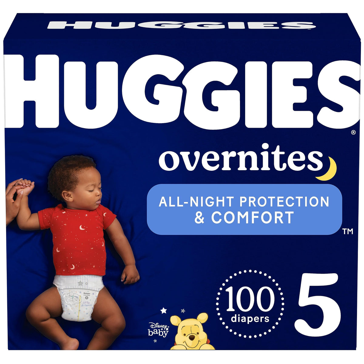 Huggies Overnites Nighttime Baby Diapers, Size 5, 100 Ct 🍁 All In One Marketplace Canada