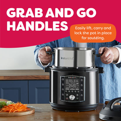 Instant Pot Pro (8 Quart) 10-in-1 Pressure Cooker, Slow Cooker, Rice/Grain Cooker, Steam, Sauté, Sous Vide, Yogurt Maker, Sterilizer and Warmer, Includes App