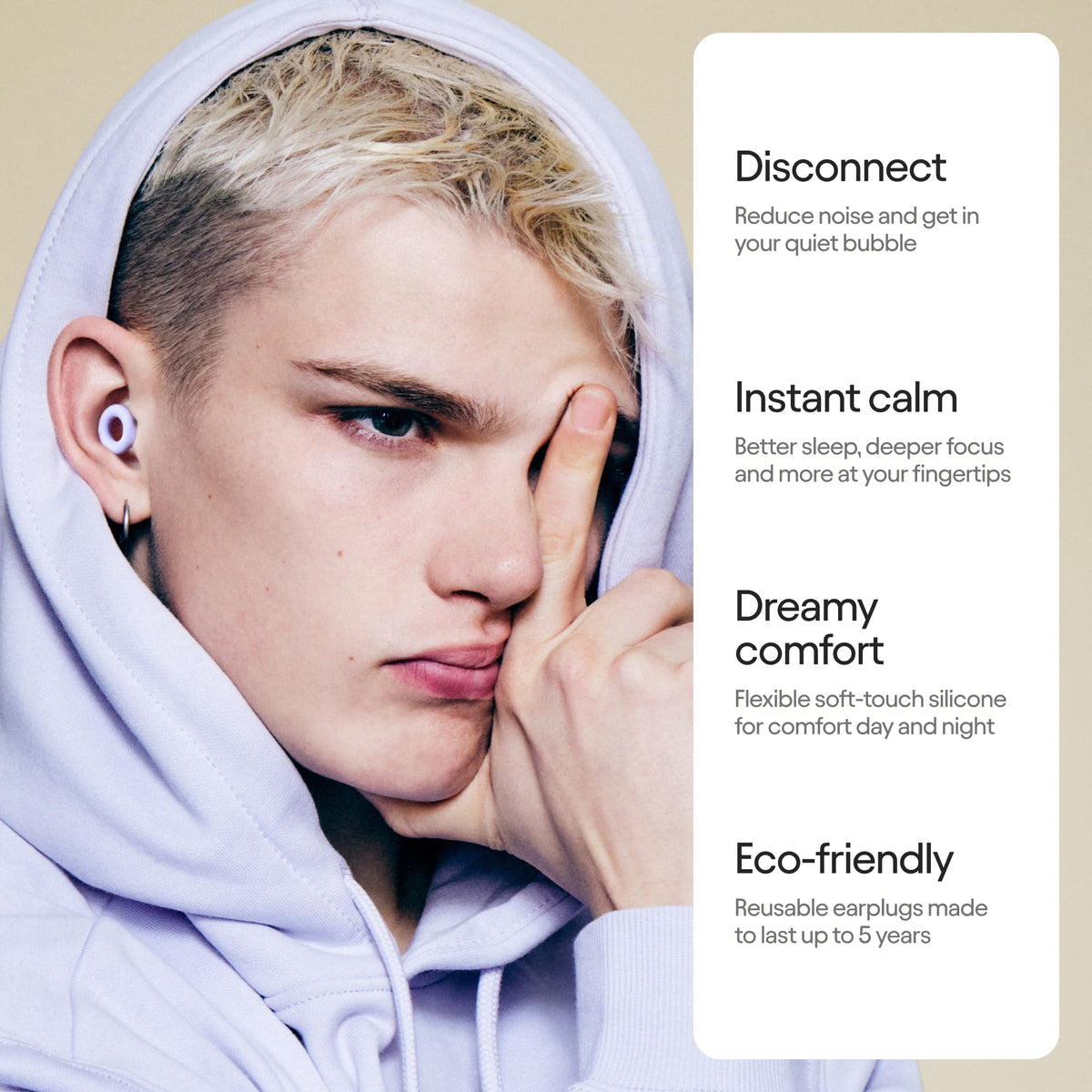 Loop Quiet 2 Ear Plugs – Ultra-Comfy Reusable Noise-Reducing Earplugs For Sleep, Deep Focus, Travel, Noise Sensitivity | Flexible Hearing Protection | Customizable Fit | 24dB (SNR) Noise Reduction 🍁 All In One Marketplace Canada