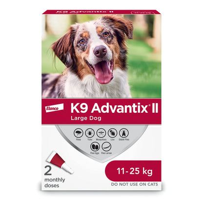 K9 Advantix II - Flea/Tick Prevention - Vet Recommended - Large Dog - 2-Pk 🍁 All In One Marketplace Canada