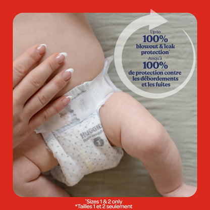 Huggies Size 1 Diapers, Little Snugglers Diapers, Size 1 (8-14 lbs), 198 Count (6 packs of 33), Packaging May Vary 🍁 All In One Marketplace Canada