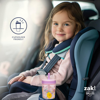 Zak Designs Toddler Cups for Travel or at Home, 15oz 2-Pack Durable Plastic Sippy Cups with Leak-Proof Design is Perfect for Kids (Sweet Berry, Lemon Zest) 🍁 All In One Marketplace Canada