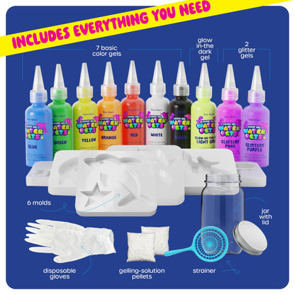 Dan&Darci Aqua Fairy Water Gel Kit for Kids - Craft for Kids - Magic Elf Toy Kits - Waters Pets - DIY Squishy Maker - Make Your Own Squishies Toys Crafts for Boys & Girls Ages 6-12 🍁 All In One Marketplace Canada