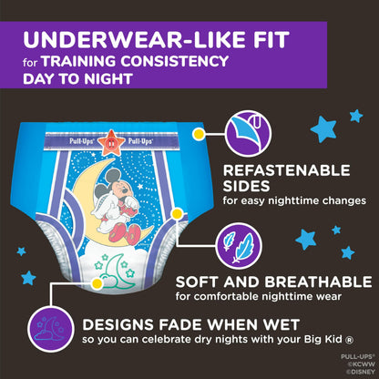 Pull-Ups Boys' Night-Time Potty Training Pants, Size 4T-5T Overnight Training Underwear (38-50 lbs), 52 Ct 🍁 All In One Marketplace Canada
