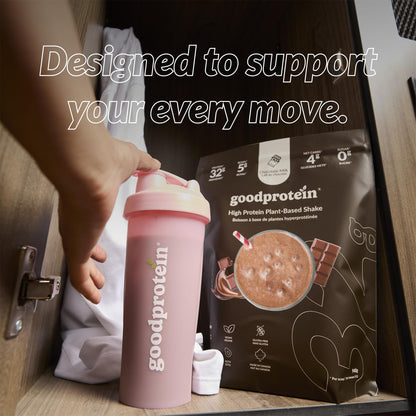 Good Protein – 32g Protein, Vegan High Protein Powder, 100% Natural, Non-GMO, Dairy-free, Gluten & Soy Free and No Added Sugar. Plant-Based Protein Shake (Chocolate Milk, 470 g) 🍁 All In One Marketplace Canada