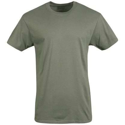 Gildan Men's Crew T-Shirts, Multipack, Style G1100, Black/Sport Grey/Military Green (5-Pack), Large 🍁 All In One Marketplace Canada