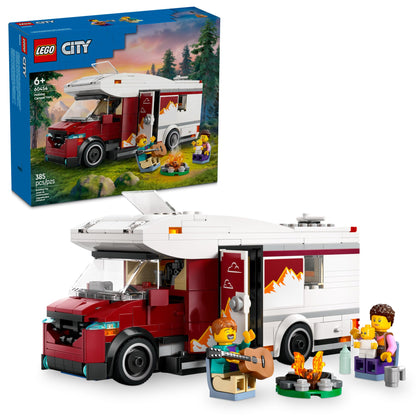 LEGO City Holiday Adventure Camper Van Building Toy Set - Vacation Toy for Kids, Boys and Girls, Ages 6+ - Includes 3 Minifigures and Accessories - Gift Idea for Birthdays and Holidays - 60454 🍁 All In One Marketplace Canada