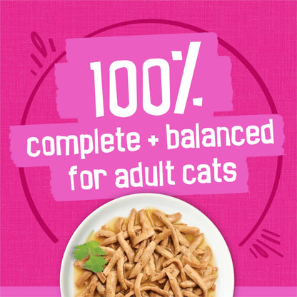 Friskies Shredded Wet Cat Food, Poultry & Fish Combo Variety Pack 4 Flavours - 156 g Can (32 Pack) 🍁 All In One Marketplace Canada
