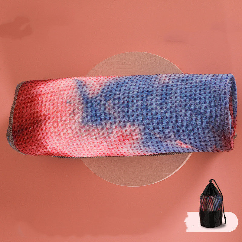 The New Magic Color Yoga Blanket & Towel – Non-Slip Sweat-Absorbent Yoga Mat Cover