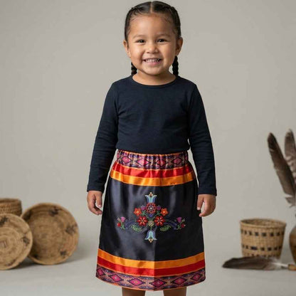 OLDTRIBES™ Infants Floral Ribbon Sk