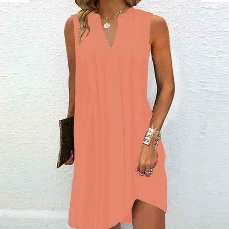 Women's Fashion Multi-Fold Pleated Dress