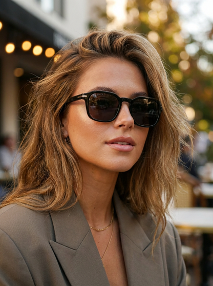 Quinn – Retro Square Sunglasses | Bolero Eyewear