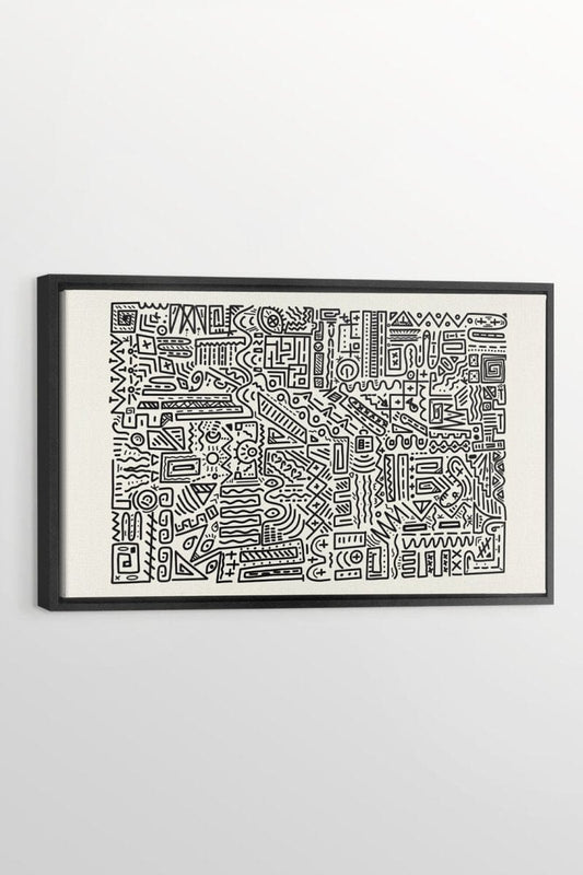 Toile - Aztèque||Canvas - Aztèque, toile imprimée