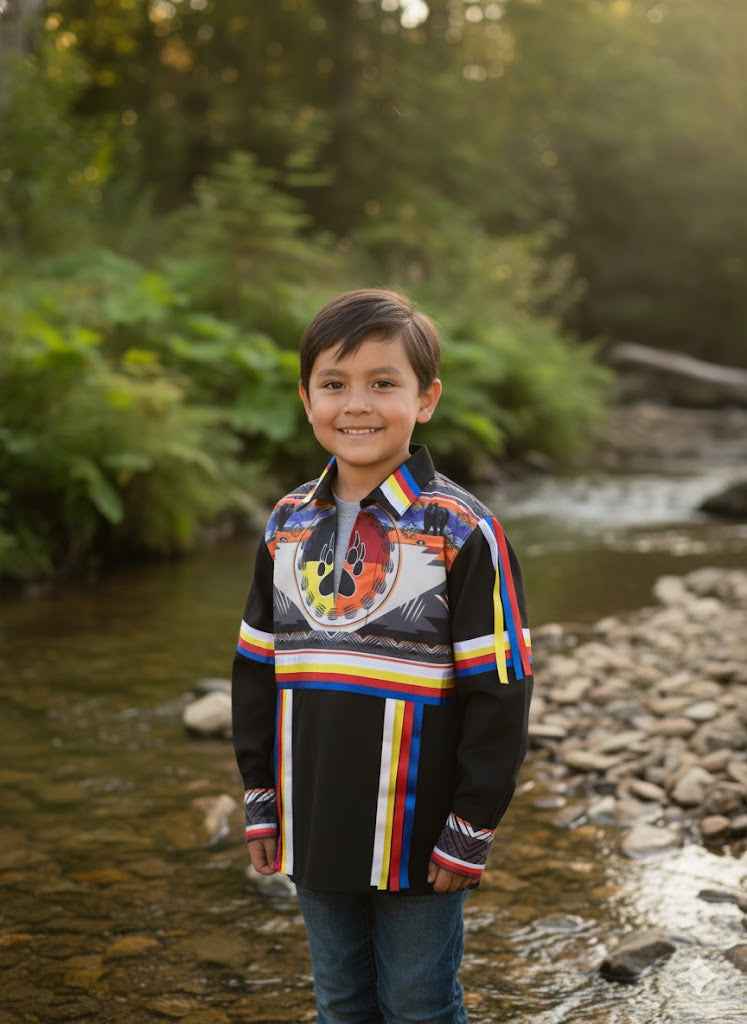 Bear paw Youth Ribbon shirt