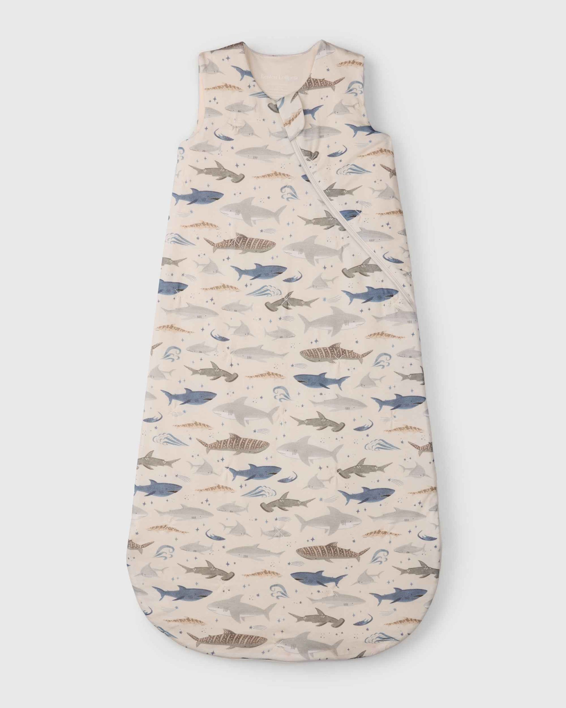 Baby Sleep Sack TENCEL™ 1.0 TOG - Smiley Sharks