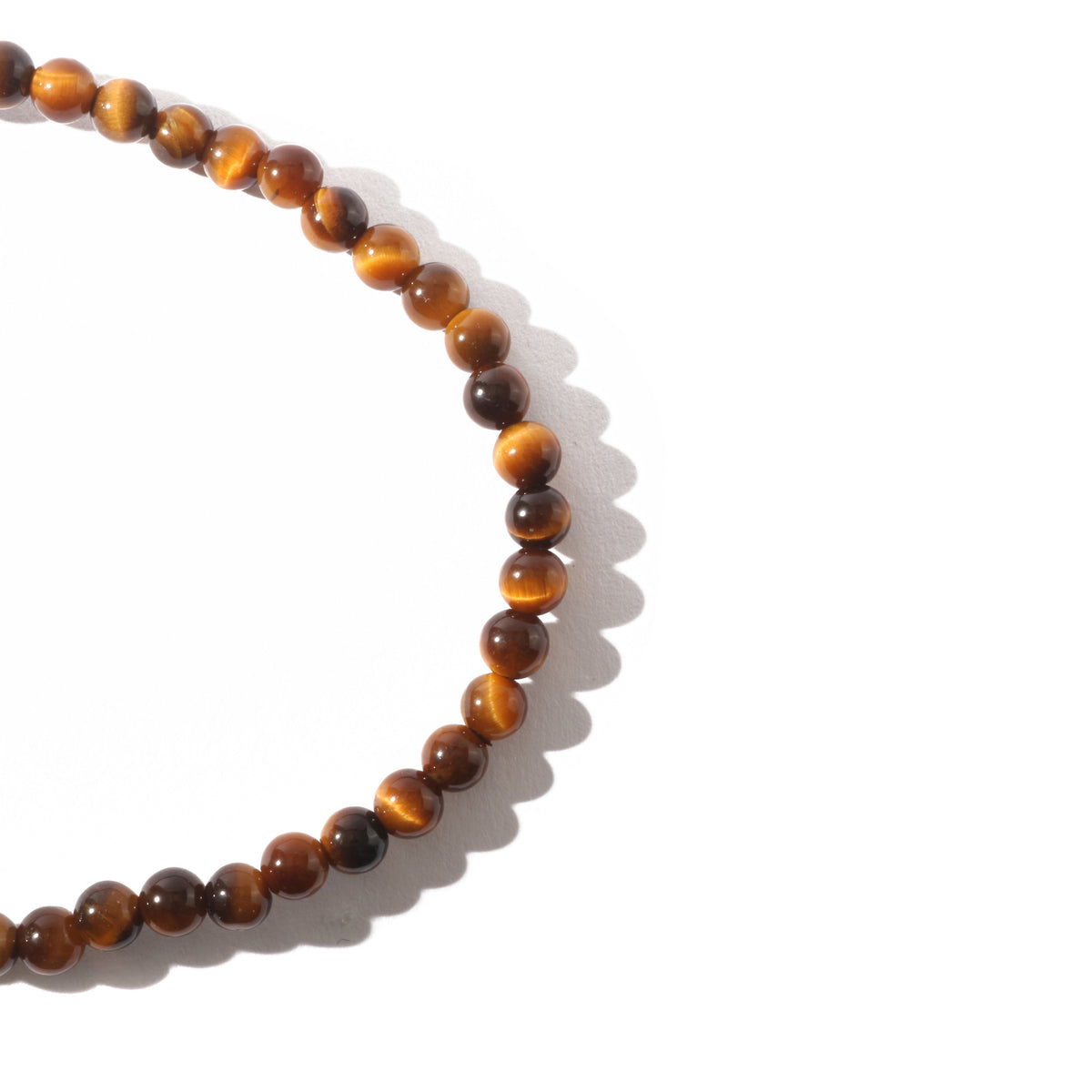 Gold Tiger's Eye Bead Bracelet