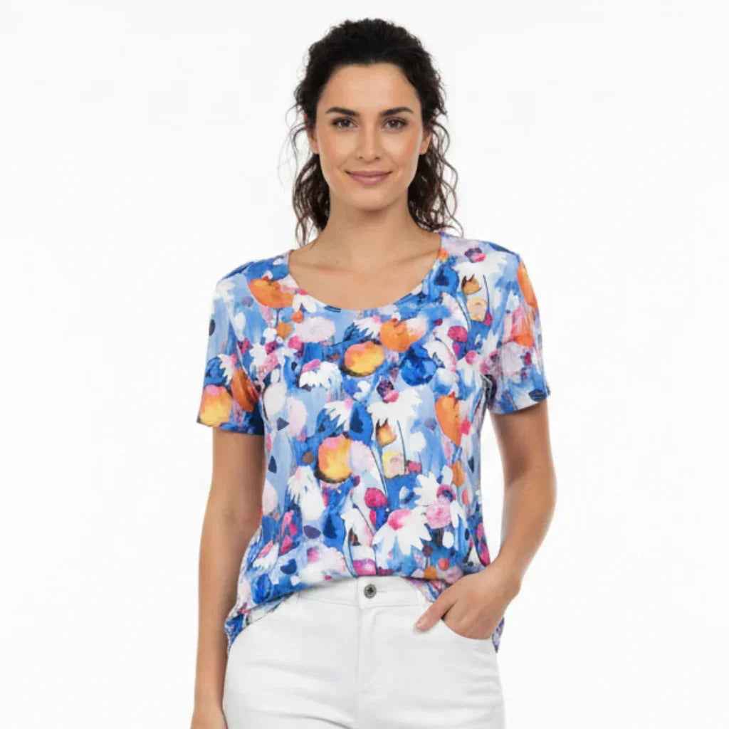 Blouse floral femme