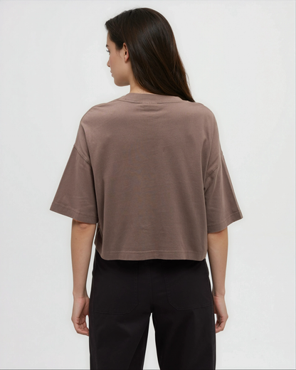 Parks Landscape Oversized Crop T-Shirt