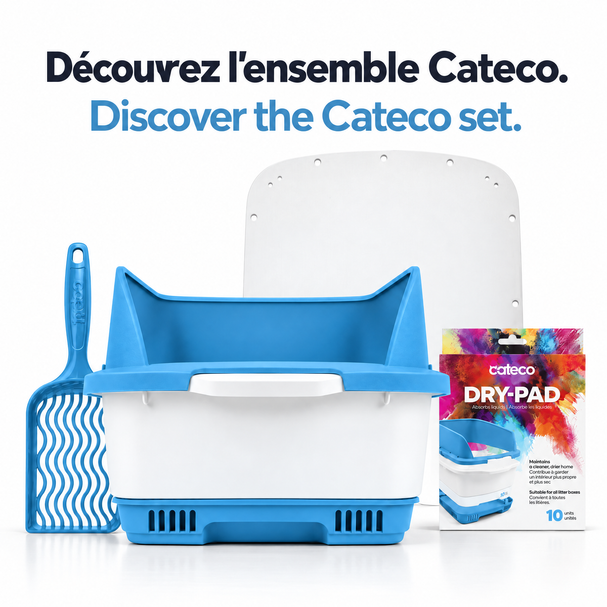 Cateco Odour-Eliminating Litter box - Complete Starter Kit