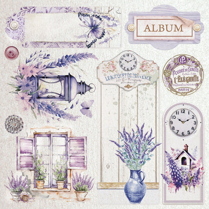 Deluxe Morning In Provence Paper Pearl 6"x6" 5/Pkg