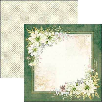 Ciao Bella Sparkling Christmas Paper Pad 8"x8" 12/Pkg