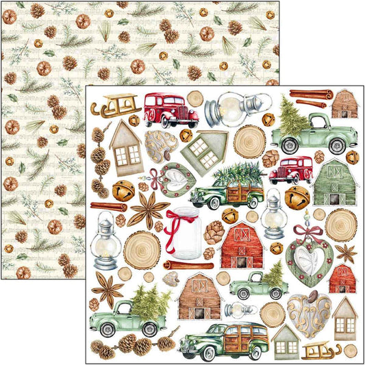 Christmas Vibes Pad 6x6 24/Pkg