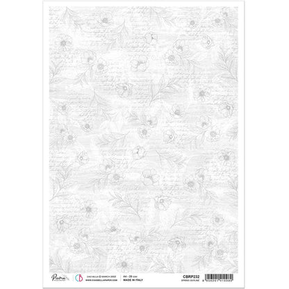 Ciao Bella Rice Paper A4 Spring Outline