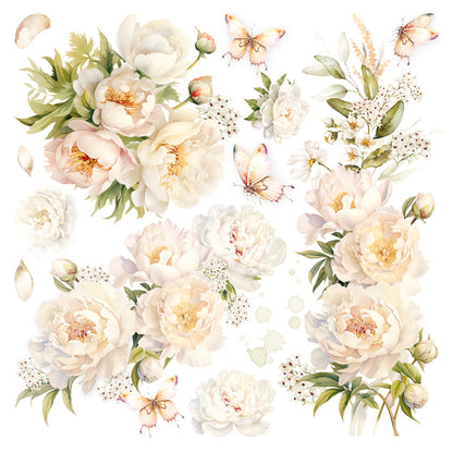 Vellum Always & Forever Fussy Cut 6"x6" 6/Pkg
