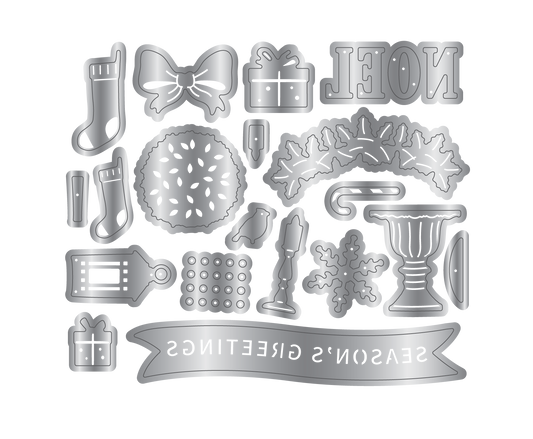 Crafter's Companion Metal Die - Christmas Accessories