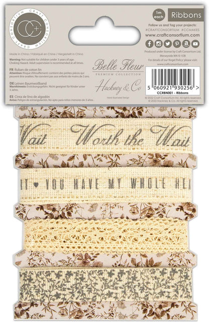 Craft Consortium Belle Fleur - Lace Ribbons