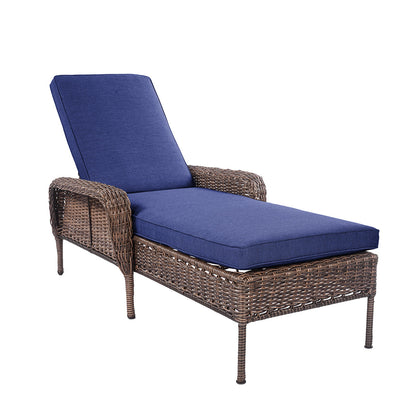 Cambridge Wicker Outdoor Chaise Lounge Set - AURABAGS SHOP