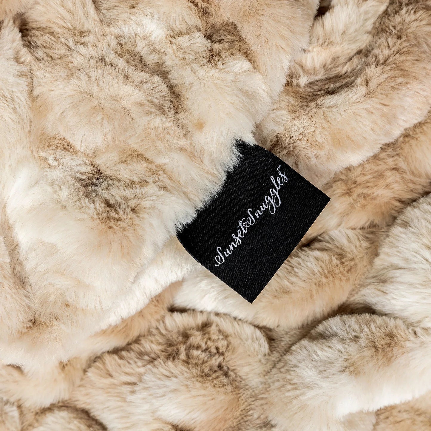 Caramel Swirl Double-sided Minky Blanket