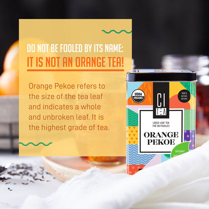 Organic Orange Pekoe Black Loose Leaf Tea
