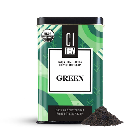 Organic Green Loose Leaf Tea with Teaball - 80g