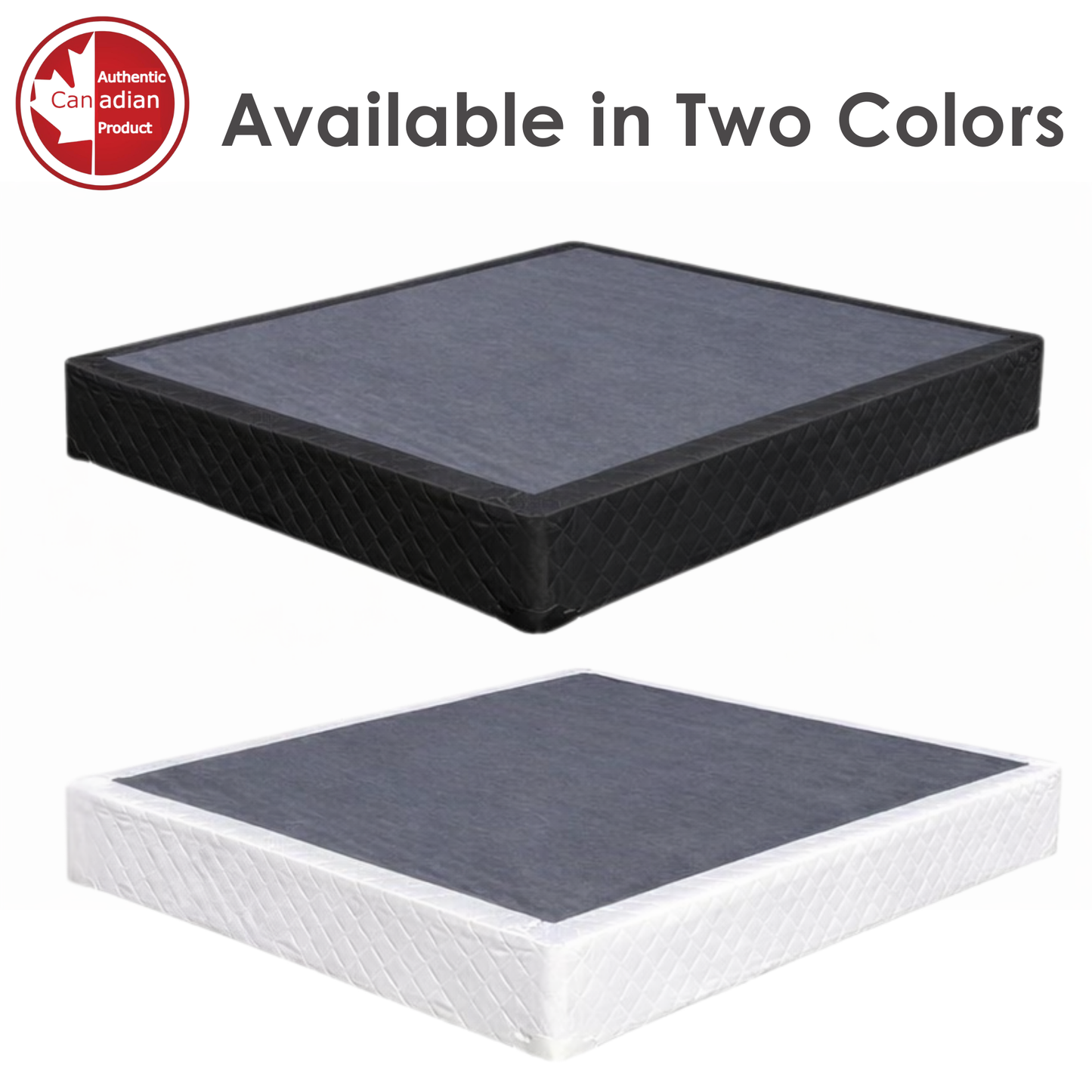 UltraFlex® STELLAR Mattress and BoxSpring Set Medium Firm – Premium Orthopedic Mattress with Cooling Gel, High-Density Soy Foam & Quilted Top | Made in Canada