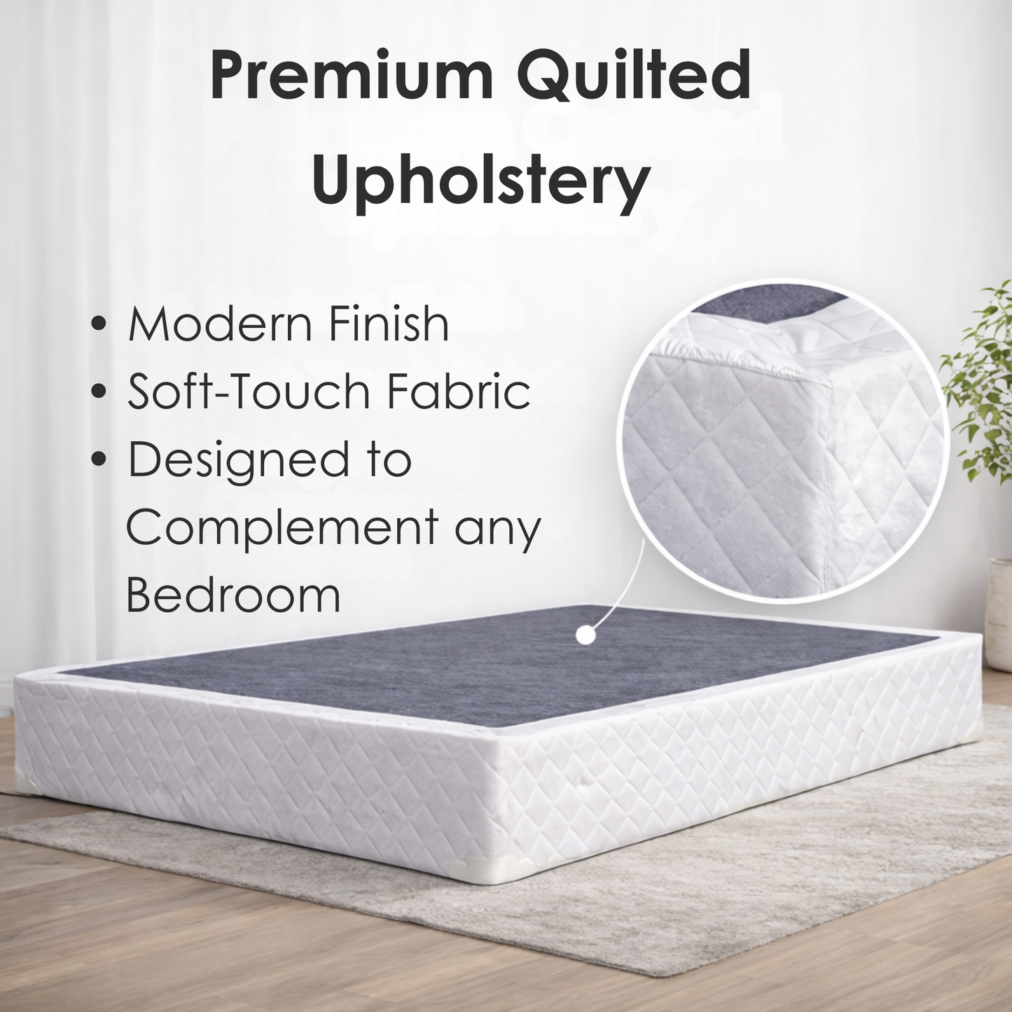 UltraFlex® DELIGHT-Mattress and BoxSpring Set  Advanced Orthopedic Support, High-Density Pressure Relief Foam, Multiple Posture Spinal Support, Motion Transfer Pockets, CoolGel Eco-Friendly Mattress (Made in Canada)