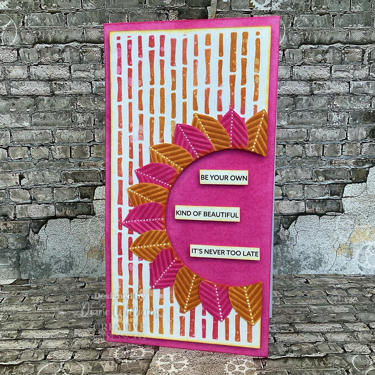 Creative Expressions Bamboo Sticks DL Stencil 4 in x 8 in (10.0 x 20.3 cm)