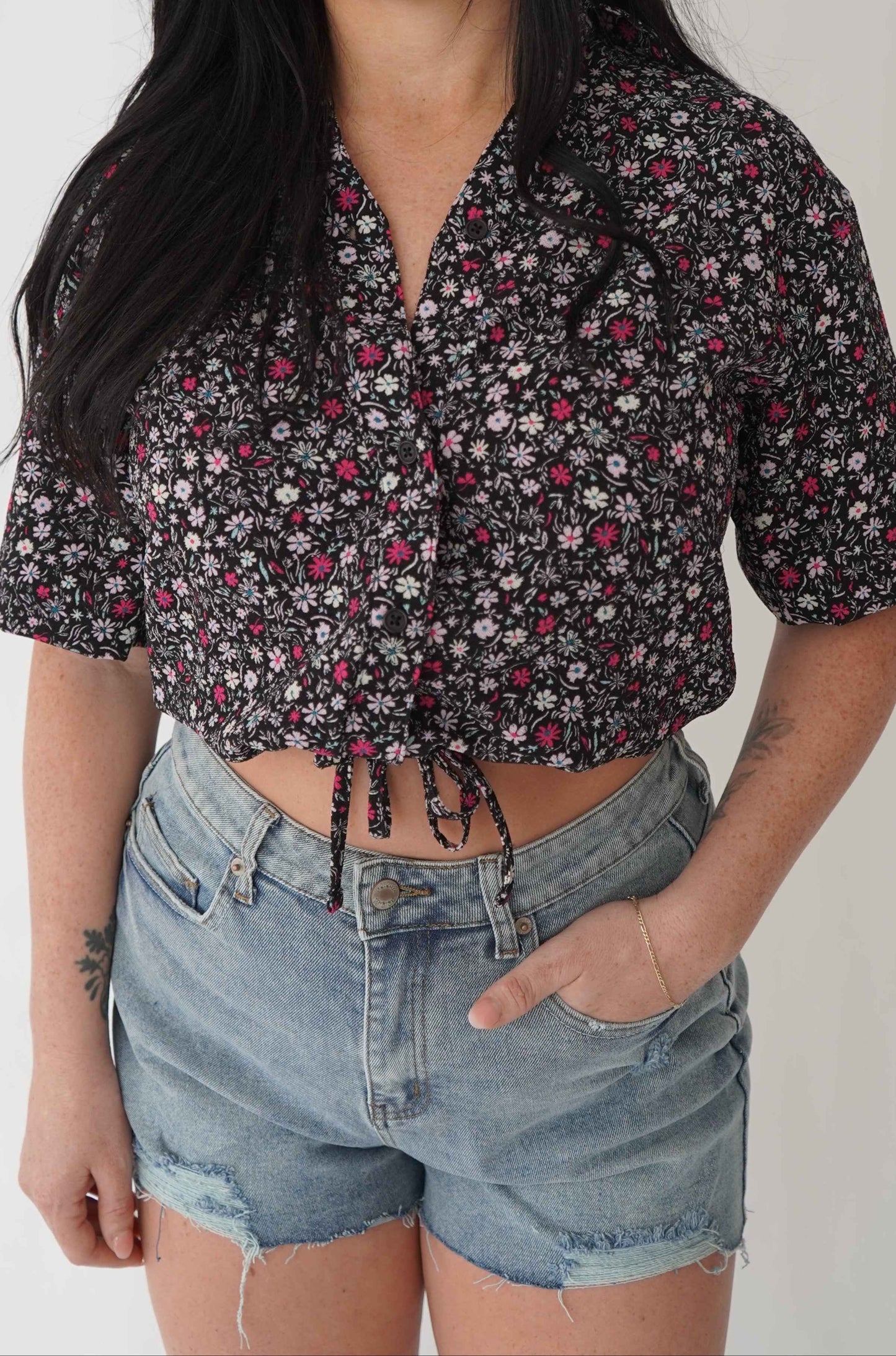 Chemise popsicle - Fleuri