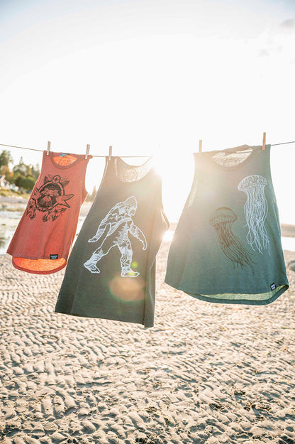 JELLYFISH - Women's Relaxed Tank - Heather Green
